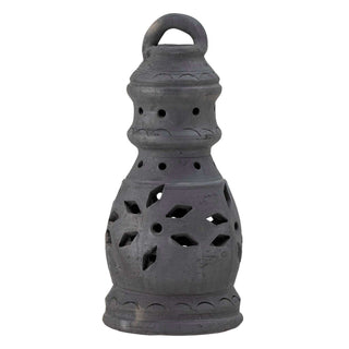 Glasglocke Terrakotta braun Loane 23cm