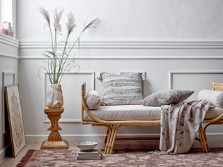 Kussen katoen beige/naturel jehu 50x50cm