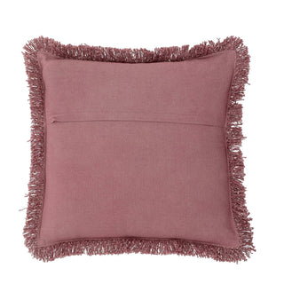 Cojín algodón rosa Delva 45x45cm