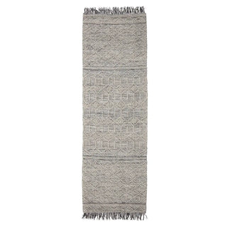 Alfombra de poliéster gris Maisy 75x245cm