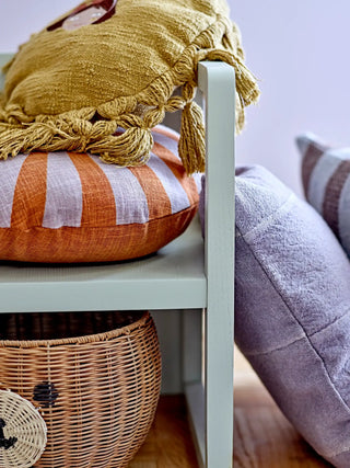 Nann cushion recycled cotton brown 40x40cm