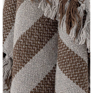 Plaid Nann mini bruin 100x80cm - Het Adres