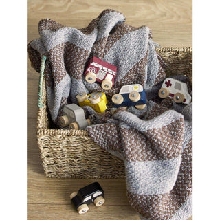 Plaid Nann mini bruin 100x80cm - Het Adres