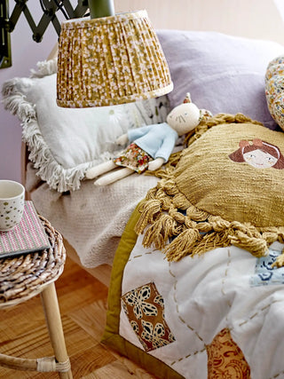 Kita kussen katoen paars 45x45cm