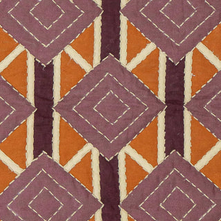 Wanddecoratie katoen bruin Honia 62x78cm