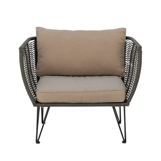 Kussenhoezen polyester bruin Mundo - set van 2