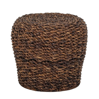 Taburete abaca marrón Tasse