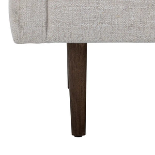 Bank polyester wit Chesham 200cm