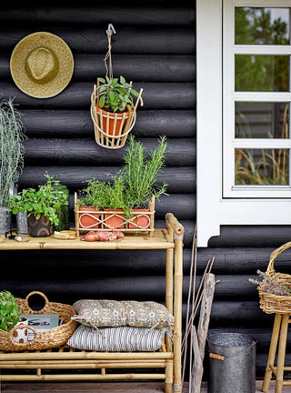 Emmer metaal grijs Dusan 28cm