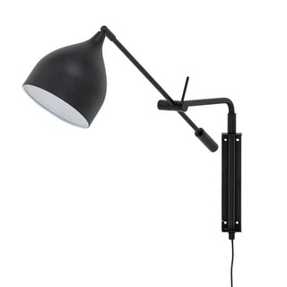 Wandlamp metaal zwart Lyam