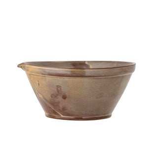 Schaal aardewerk bruin Lani 28cm