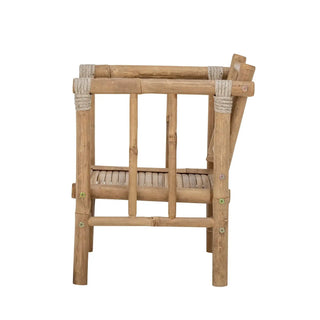 Fauteuil lounge enfant Sole bambou naturel