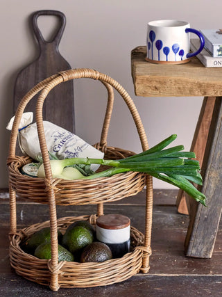 Mok aardewerk blauw Linora - set van 3