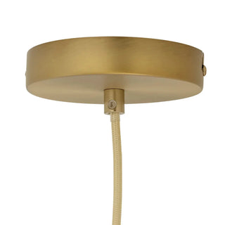 Pendant lamp glass brown Azizi 30cm