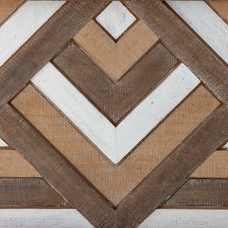 Décoration murale mdf brun Lunna