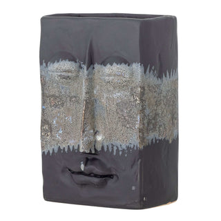 Jarrón de cerámica negro Nasru