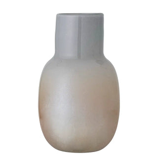 Vase Glas braun Mewan 30cm