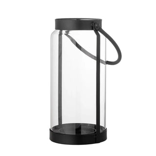 Laterne Glas schwarz Danila