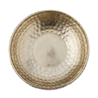 Schaal metaal goud Aisha 35cm