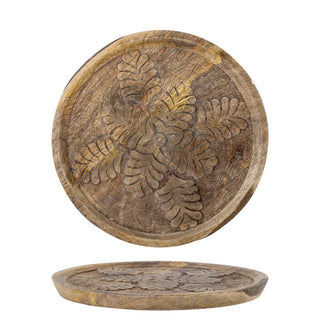 Vassoio in legno di mango naturale Noreen 29cm