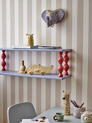 Elli décoration murale papier mâché gris