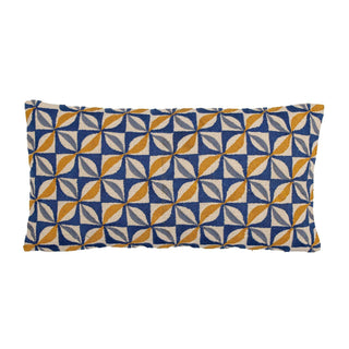 Kussen katoen blauw Calia 35x70cm