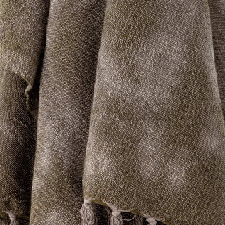 Plaid wol groen Ginger 125x150cm