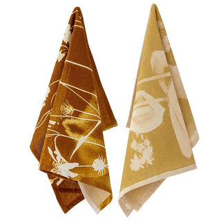 Keukendoek katoen geel Celleste - set van 2