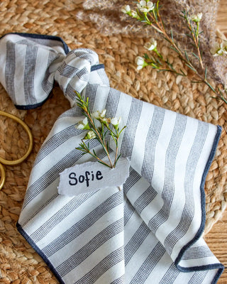 Servetten katoen wit Eleonora - 4 stuks