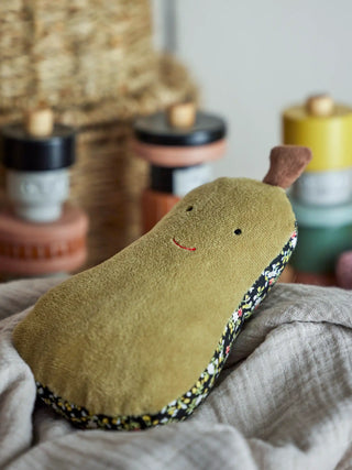 Rassel Kaninchen Baumwolle grün 18cm