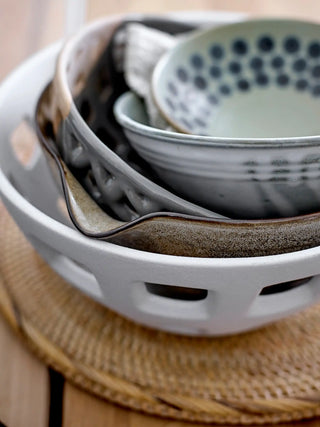 Schale Keramik weiß Foligno 26cm