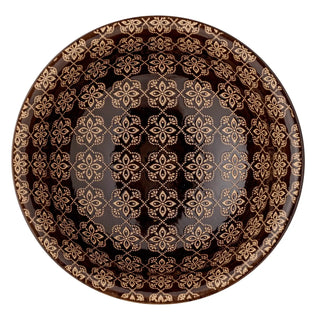 Schaal aardewerk bruin Marsala 21cm