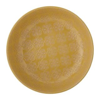 Schaal aardewerk geel Marsala 20cm