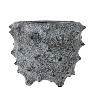 Flowerpot ceramic blue Ademir