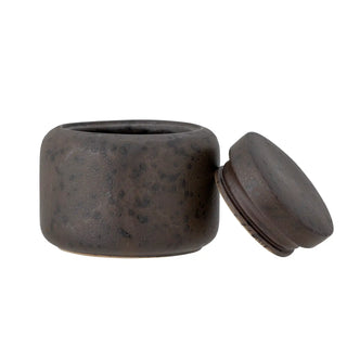 Pot aardewerk bruin Chau 13cm