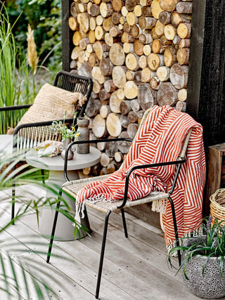 Jarrón de cerámica marrón Gerde 21cm