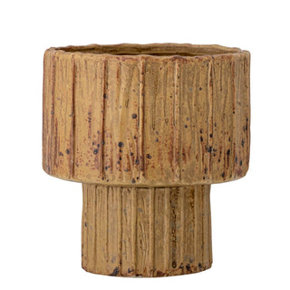 Blumentopf Keramik braun Elitta