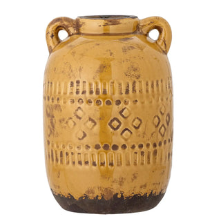 Vase Terrakotta gelb Rijad 25cm