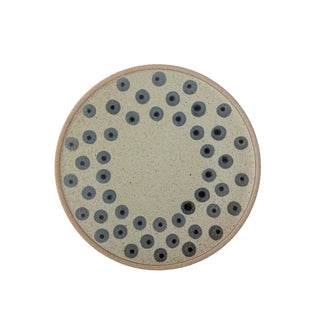 Bord aardewerk blauw Tinni 21cm