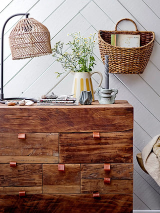 Candle holder ceramic blue Hewa 11cm