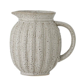 Caraffa in ceramica grigia Indrid