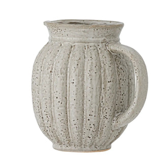 Caraffa in ceramica grigia Indrid