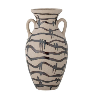Vase Keramik schwarz Ohana 31cm
