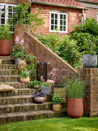 Vaso in terracotta marrone Conja 26cm