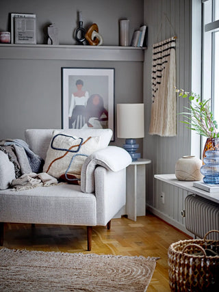 Kerzenhalter Polyresin schwarz Bijan 23cm