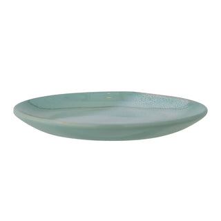 Green Safie earthenware plate 15cm