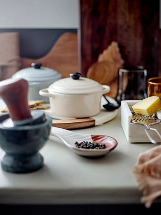 Ovenschaal aardewerk grijs Thanos