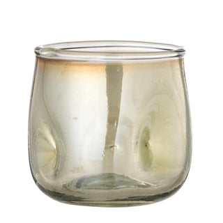 Teelichthalter Glas Grün Idalina 7cm