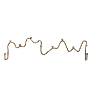 Wandkapstok metaal messing Blu 44cm