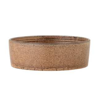 Brown earthenware bowl Buddy 21cm